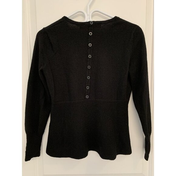 Max Studio Merino Wool Women’s Black Sweater - Picture 2 of 7